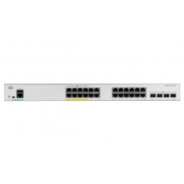 Cisco Catalyst C1000-24FP-4G-L verkkokytkin Hallittu L2 Gigabit Ethernet (10 100 1000) Power over Ethernet -tuki Harmaa