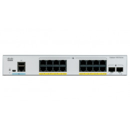 Cisco Catalyst C1000-16P-2G-L verkkokytkin Hallittu L2 Gigabit Ethernet (10 100 1000) Power over Ethernet -tuki Harmaa