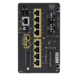 Cisco Catalyst IE-3300-8T2S-E verkkokytkin Hallittu L2 Gigabit Ethernet (10 100 1000) Musta