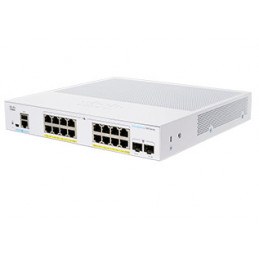 Cisco CBS350-16FP-2G-EU verkkokytkin Hallittu L2 L3 Gigabit Ethernet (10 100 1000) Hopea