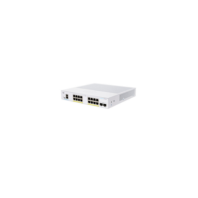 Cisco CBS350-16FP-2G-EU verkkokytkin Hallittu L2 L3 Gigabit Ethernet (10 100 1000) Hopea