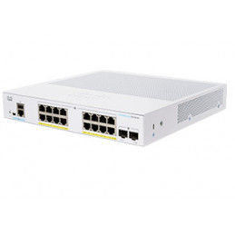 Cisco CBS350-16P-E-2G-EU verkkokytkin Hallittu L2 L3 Gigabit Ethernet (10 100 1000) Hopea