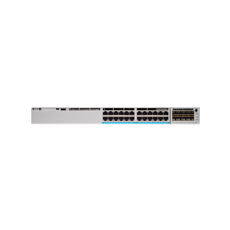 Cisco C9300-24S-E verkkokytkin Hallittu L2 L3 Harmaa