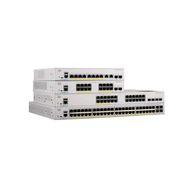 Cisco C1000FE-48P-4GL-RF verkkokytkin Hallittu L2 Fast Ethernet (10 100) Power over Ethernet -tuki Harmaa