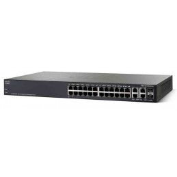 Cisco SG350-28 Hallittu L3 Gigabit Ethernet (10 100 1000) Musta