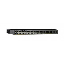 Cisco Catalyst WS-C2960X-48FPD-L verkkokytkin Hallittu L2 Gigabit Ethernet (10 100 1000) Power over Ethernet -tuki Musta