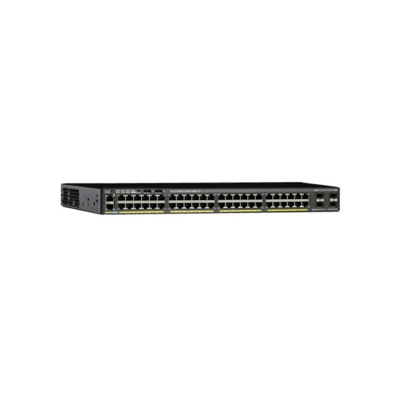 Cisco Catalyst WS-C2960X-48FPD-L verkkokytkin Hallittu L2 Gigabit Ethernet (10 100 1000) Power over Ethernet -tuki Musta