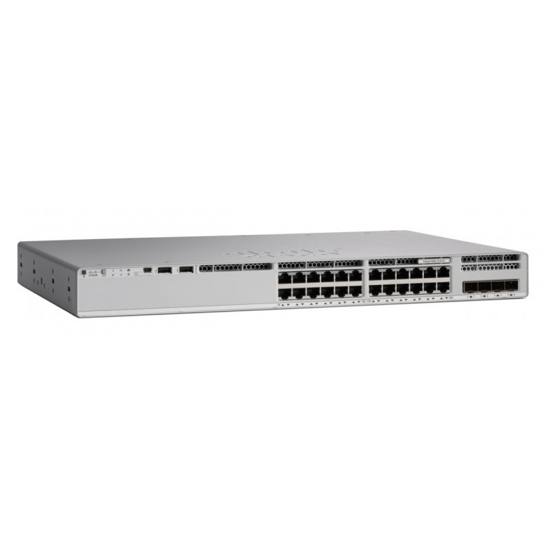 Cisco C9200L-24PXG-4X-E verkkokytkin Hallittu L3 Power over Ethernet -tuki Harmaa