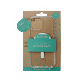 eSTUFF Magnetic Hybrid Clear Case for iPhone 13 Pro Max matkapuhelimen suojakotelo 17 cm (6.7") Suojus Läpinäkyvä