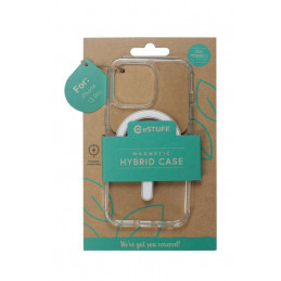 eSTUFF Magnetic Hybrid Clear Case for iPhone 13 Pro matkapuhelimen suojakotelo 15,5 cm (6.1") Suojus Läpinäkyvä