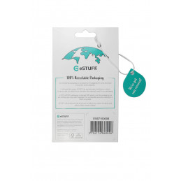 eSTUFF ES67150008 matkapuhelimen suojakotelo 17 cm (6.7") Suojus Musta