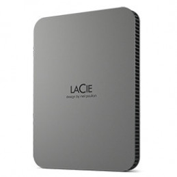 LaCie Mobile Drive Secure ulkoinen kovalevy 2 TB Harmaa