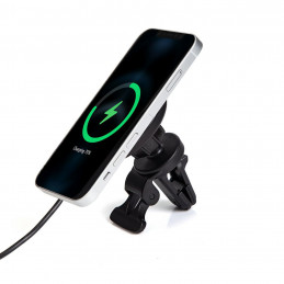 eSTUFF Magnetic Wireless Car Charger Älypuhelin Alumiini Tupakansytytin Langaton lataaminen Pikalataus Auto