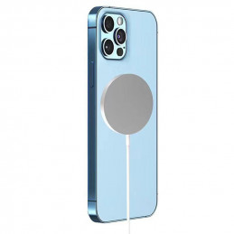 eSTUFF ES638102 mobiililaitteen laturi Älypuhelin Alumiini, Valkoinen AC Langaton lataaminen Pikalataus Sisätila