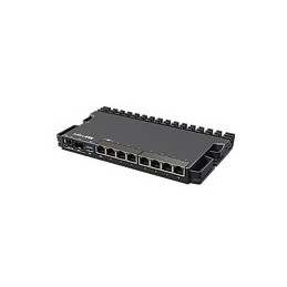 Mikrotik RB5009UG+S+IN langallinen reititin 2.5 Gigabit Ethernet Musta