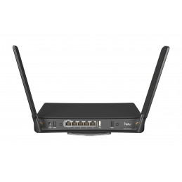 Mikrotik hAP ax³ langaton reititin Gigabitti Ethernet Kaksitaajuus (2,4 GHz 5 GHz) Musta