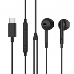 eSTUFF ES652201 kuulokkeet ja kuulokemikrofoni Langallinen In-ear Puhelut Musiikki USB Type-C Musta