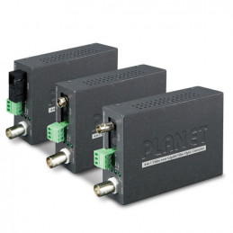 PLANET VF-102G-KIT verkon mediamuunnin Musta