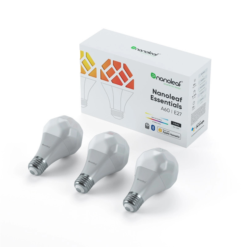 Nanoleaf NL45-0800WT240E27-3PK LED-lamppu E27 A