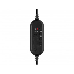 Sandberg USB Mono Headset Saver Kuulokkeet Langallinen Pääpanta Toimisto puhelukeskus USB A-tyyppi Musta, Hopea