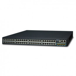PLANET SGS-6341-48T4X verkkokytkin Hallittu L3 Gigabit Ethernet (10 100 1000) 1U Musta