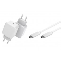 CoreParts MBXUSB-AC0013 mobiililaitteen laturi Universaali Valkoinen AC Pikalataus Sisätila