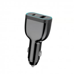 CoreParts USB-C Car Charger Universaali Musta Pikalataus Sisätila