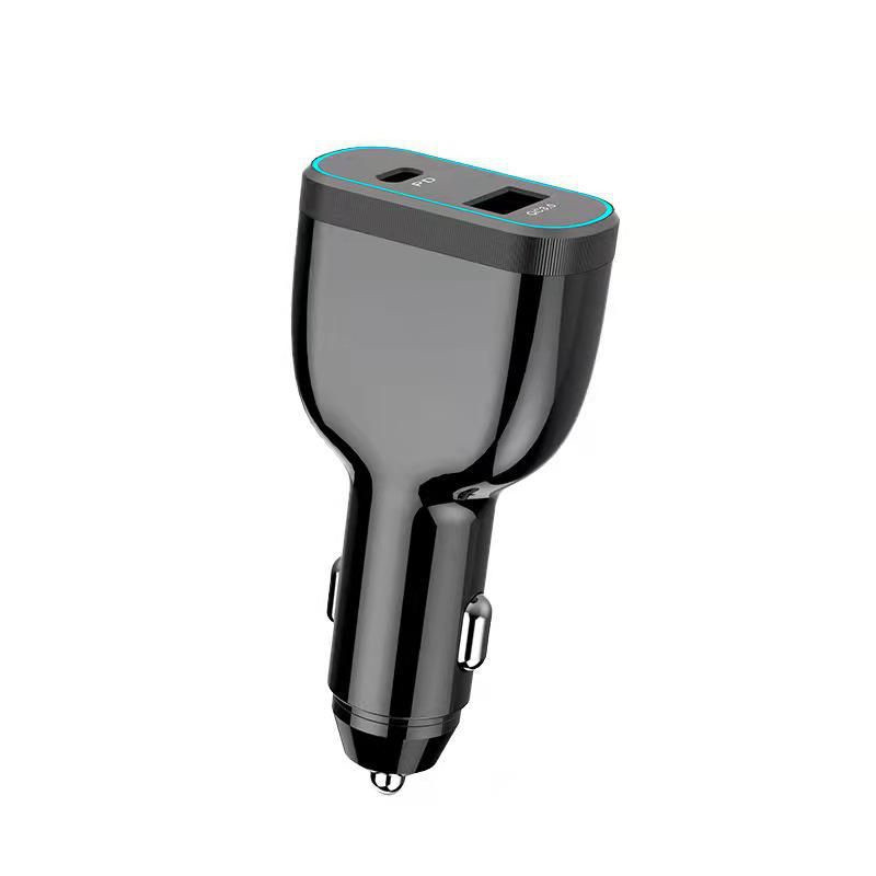 CoreParts USB-C Car Charger Universaali Musta Pikalataus Sisätila