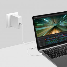CoreParts MBXUSBC-AC0001-W virta-adapteri ja vaihtosuuntaaja Sisätila 45 W Valkoinen