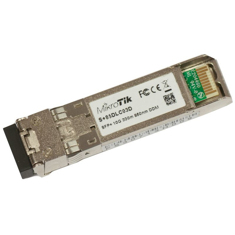 Mikrotik S+85DLC03D lähetin-vastaanotinmoduuli Valokuitu 10000 Mbit s SFP+ 850 nm