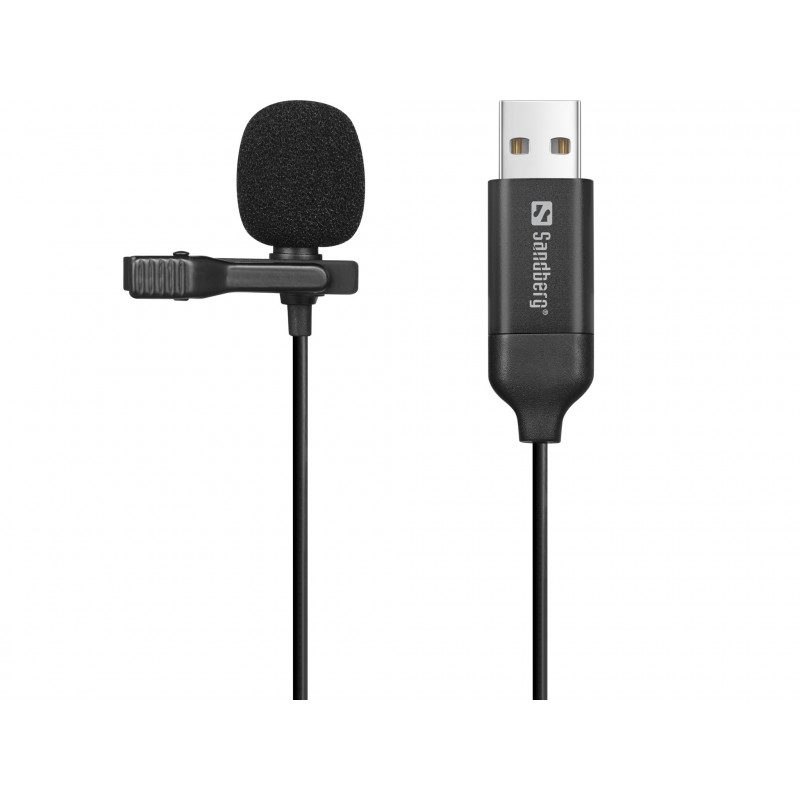 Sandberg Streamer USB Clip Microphone