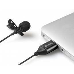 Sandberg Streamer USB Clip Microphone