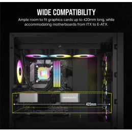 Corsair Case 5000D Airflow Core TempGlass Black Musta