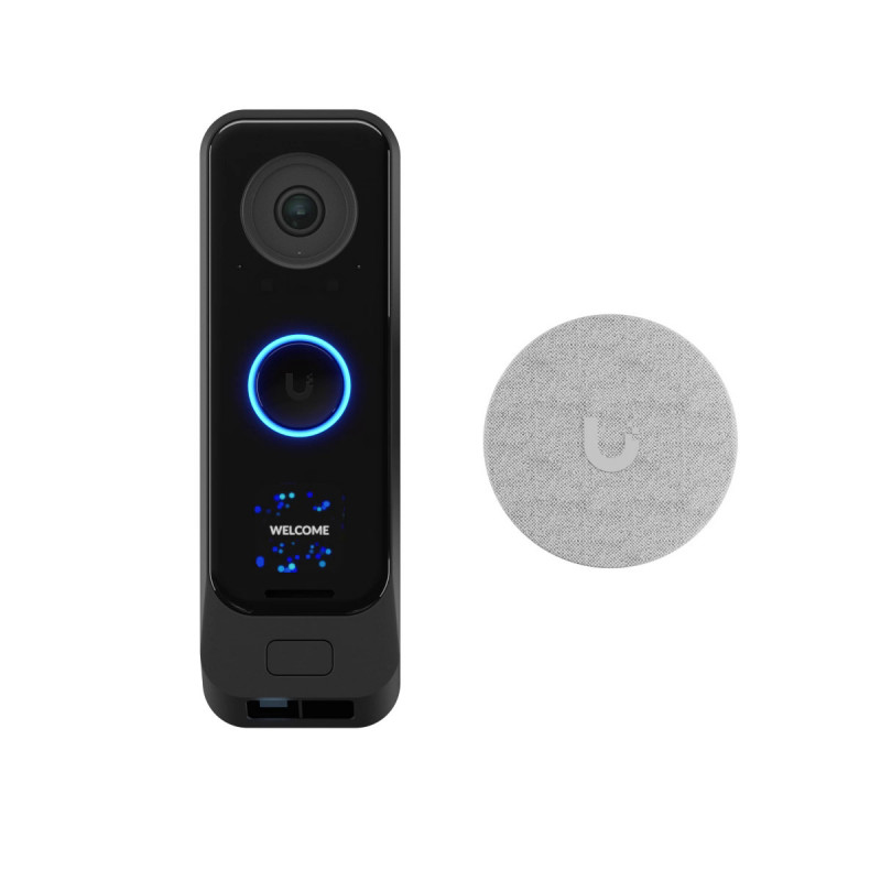 Ubiquiti G4 Doorbell Professional PoE Kit Musta, Hopea