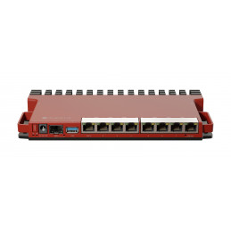 Mikrotik L009UiGS-RM langallinen reititin 2.5 Gigabit Ethernet, Gigabitti Ethernet Punainen