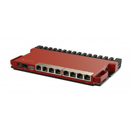 Mikrotik L009UiGS-RM langallinen reititin 2.5 Gigabit Ethernet, Gigabitti Ethernet Punainen