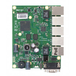 Mikrotik RB450Gx4 langallinen reititin Gigabitti Ethernet Vihreä