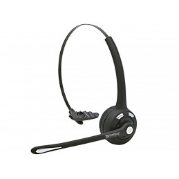 Sandberg 126-23 kuulokkeet ja kuulokemikrofoni Langaton Pääpanta Toimisto puhelukeskus Bluetooth Musta