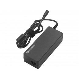 Sandberg Laptop AC Adapter 90W EU+UK virta-adapteri ja vaihtosuuntaaja Sisätila Musta