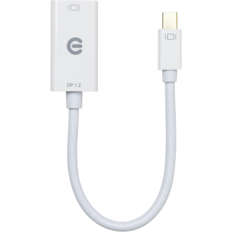 eSTUFF ES607801 videokaapeli-adapteri 0,15 m Mini DisplayPort HDMI-tyyppi A (vakio) Valkoinen