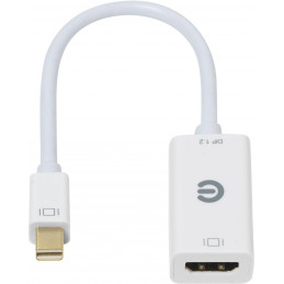 eSTUFF ES607801 videokaapeli-adapteri 0,15 m Mini DisplayPort HDMI-tyyppi A (vakio) Valkoinen