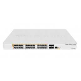 Mikrotik CRS328-24P-4S+RM verkkokytkin Hallittu L2 L3 Gigabit Ethernet (10 100 1000) Power over Ethernet -tuki 1U Valkoinen
