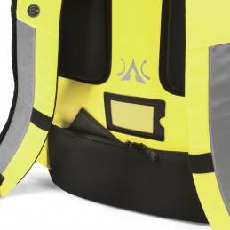 DICOTA Hi-Vis reppu Keltainen Polyeteenitereftalaatti, Termoplastinen polyuretaani (TPU)