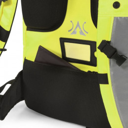 DICOTA Hi-Vis reppu Keltainen Polyeteenitereftalaatti, Termoplastinen polyuretaani (TPU)