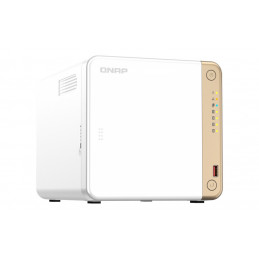 QNAP TS-462-4G NAS- ja tallennuspalvelimet Tower Ethernet LAN Valkoinen N4505