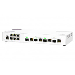 QNAP QSW-M2106-4C verkkokytkin Hallittu L2 2.5G Ethernet (100 1000 2500) Valkoinen