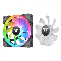 Thermaltake SWAFAN EX12 RGB PC Cooling Fan TT Premium Edition Tietokonekotelo Ilmanjäähdytin 12 cm Musta 3 kpl