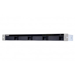 QNAP TS-431XeU NAS Teline ( 1U ) Ethernet LAN Musta, Ruostumaton teräs Alpine AL-314