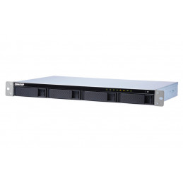 QNAP TS-431XeU NAS Teline ( 1U ) Ethernet LAN Musta, Ruostumaton teräs Alpine AL-314