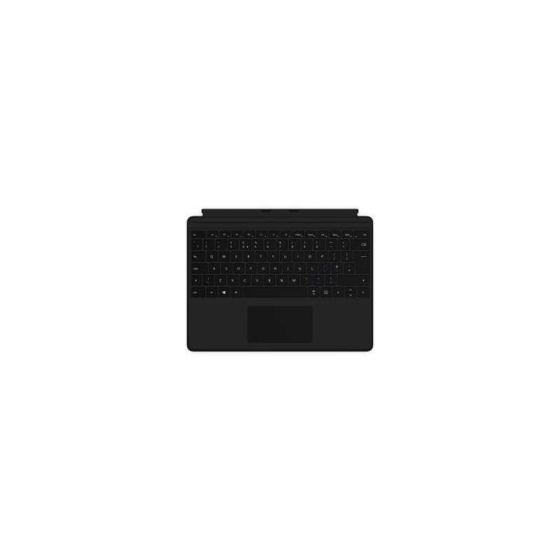 Microsoft Surface Pro X Keyboard Musta Microsoft Cover port QWERTZ Saksa